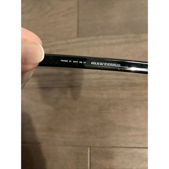 Hawkers Unisex Solid Black Sunglasses Beverly Hills #51 - Picture 4 of 5